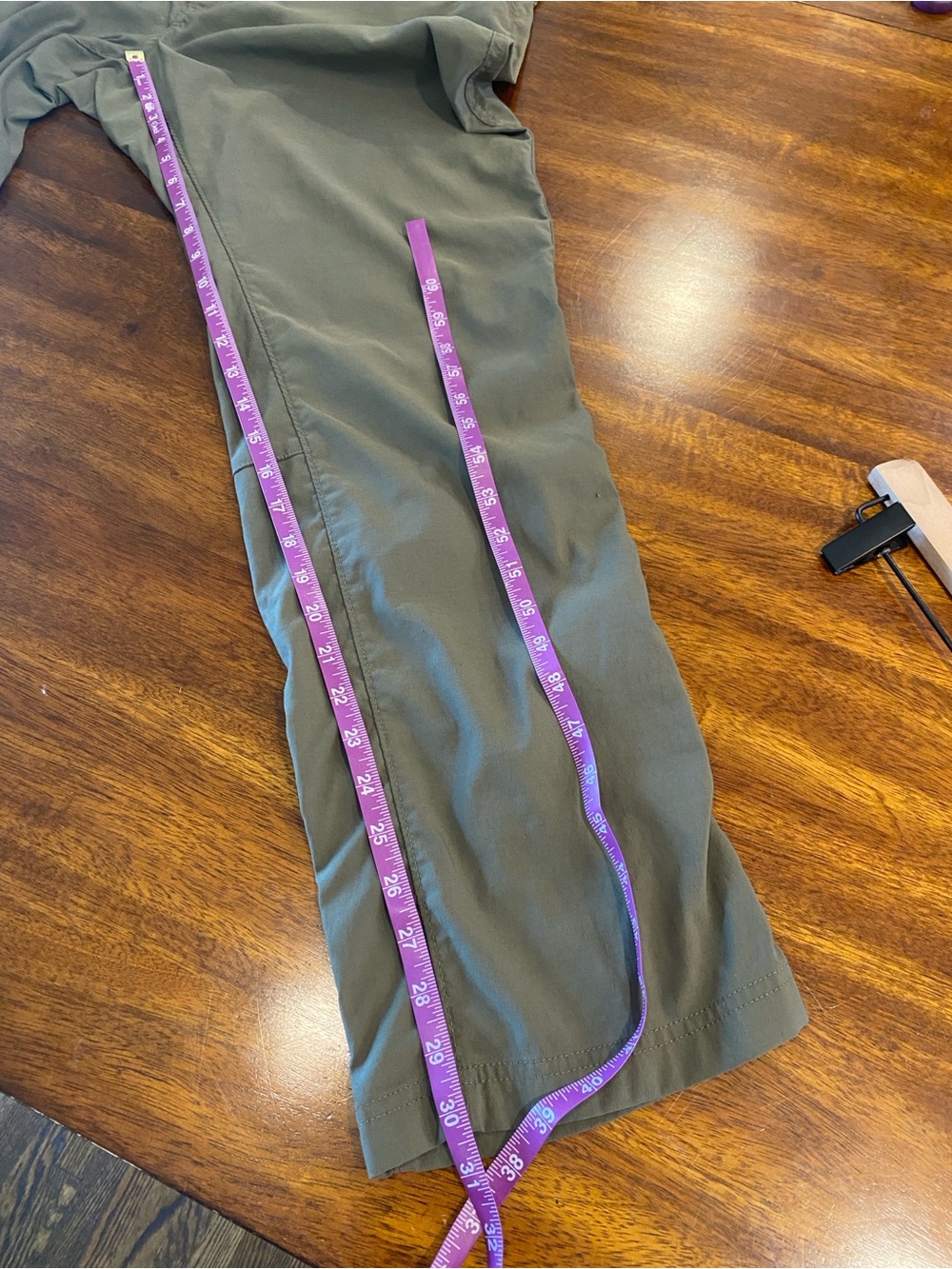 Duluth trading Co womens dry on the fly pants size 14 x 31 olive green outdoors - Picture 8 of 8
